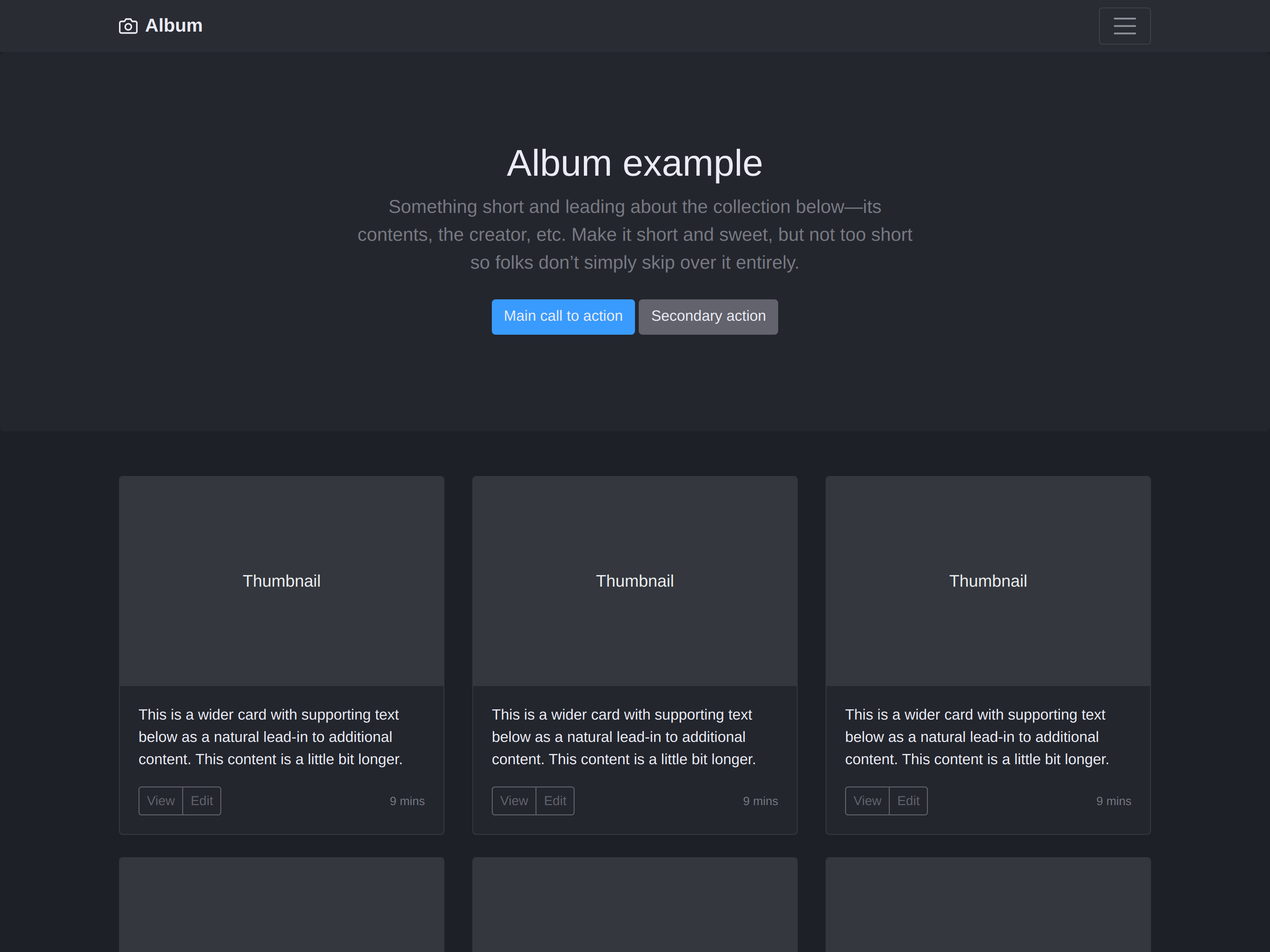 Album screenshot